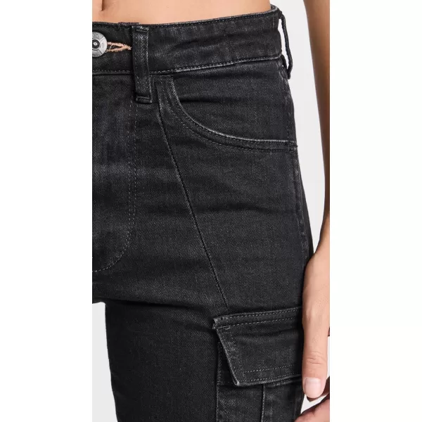 3x1 Womens Cargo JeansBlack Atlantic