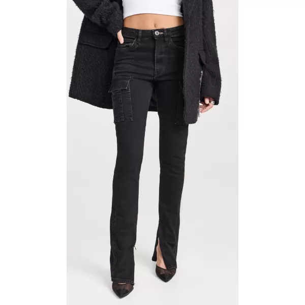 3x1 Womens Cargo JeansBlack Atlantic