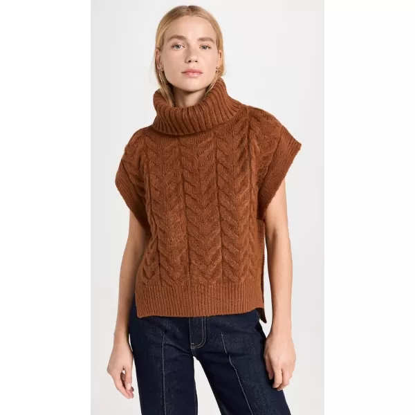 525 Womens Blake Sweater VestBurnt Ginger