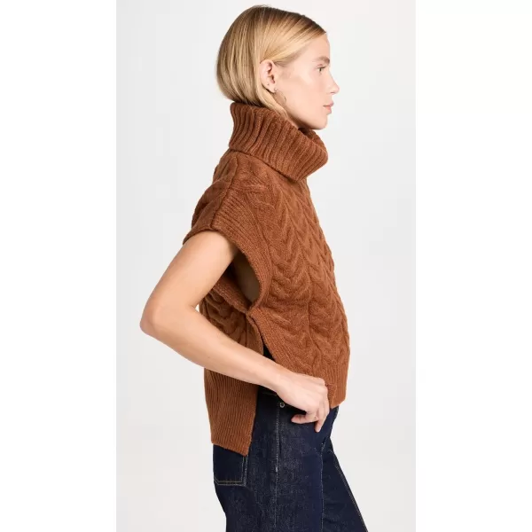 525 Womens Blake Sweater VestBurnt Ginger