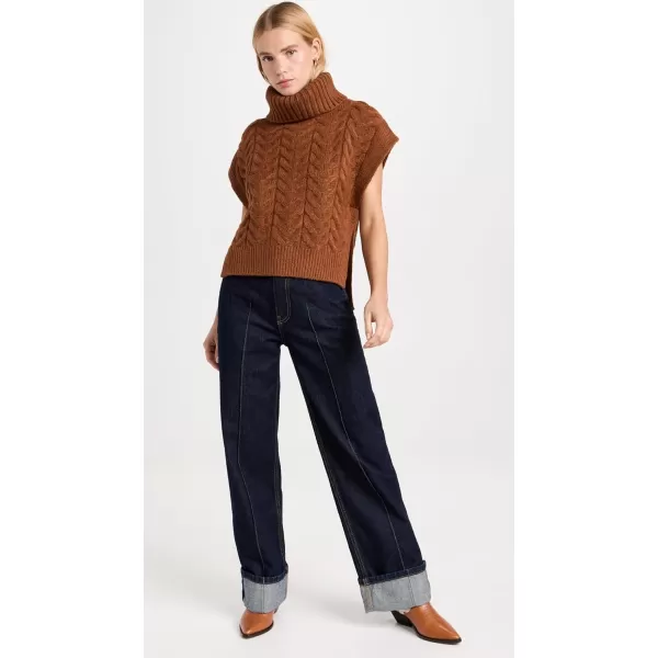 525 Womens Blake Sweater VestBurnt Ginger