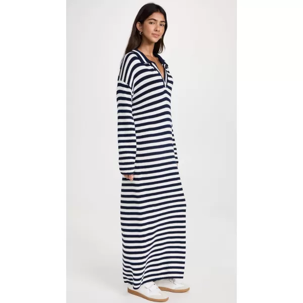 525 Womens Stripe Polo Maxi Dress525 Womens Stripe Polo Maxi Dress