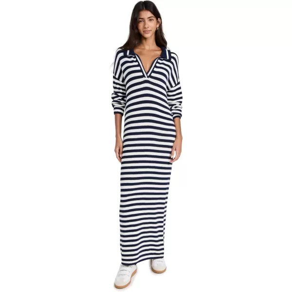 525 Womens Stripe Polo Maxi Dress525 Womens Stripe Polo Maxi Dress