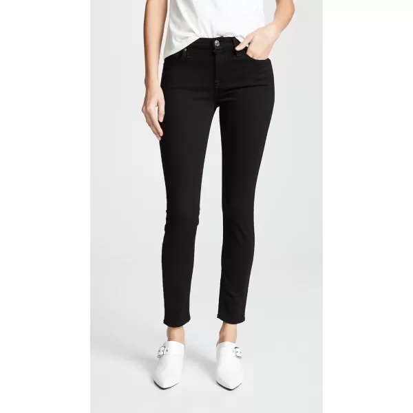 7 For All Mankind Womens Ankle Skinny JeansBlack