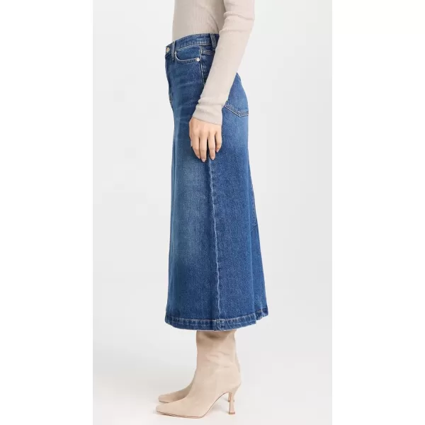 7 For All Mankind Womens Classic Maxi Denim SkirtExplorer