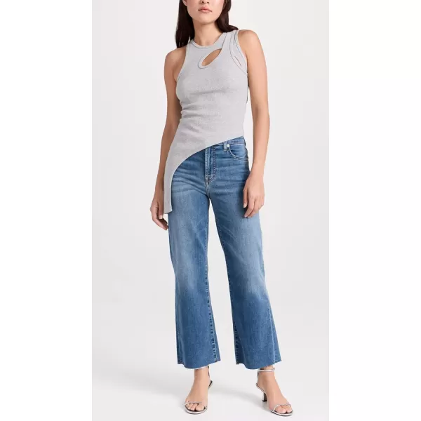 7 For All Mankind Womens Cropped Alexa JeansSapphire Blue