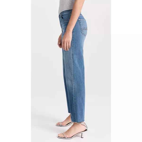 7 For All Mankind Womens Cropped Alexa JeansSapphire Blue