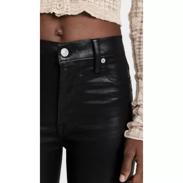 7 For All Mankind Womens HighWaisted AnkleSkinny JeansBrblk Ctd