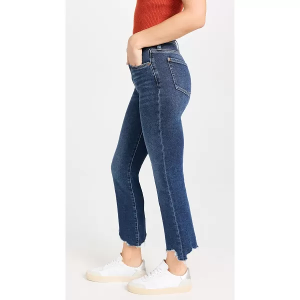 7 For All Mankind Womens Hw Slim Kick JeansDeep Soul