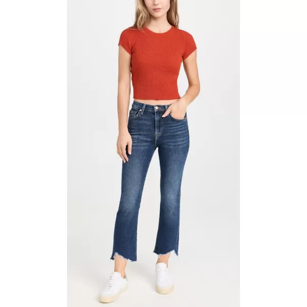 7 For All Mankind Womens Hw Slim Kick JeansDeep Soul