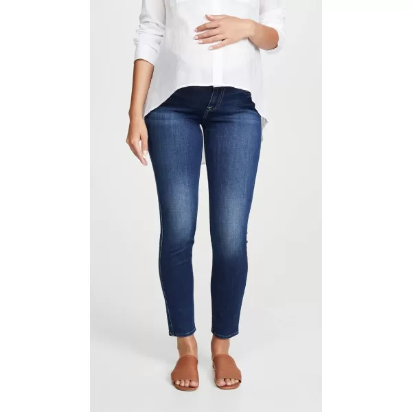 7 For All Mankind Womens The Ankle Skinny Maternity JeansBair Duchess