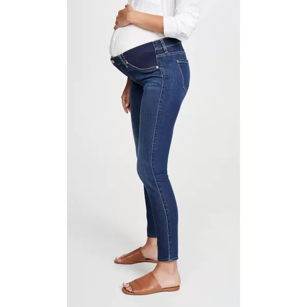 7 For All Mankind Womens The Ankle Skinny Maternity JeansBair Duchess