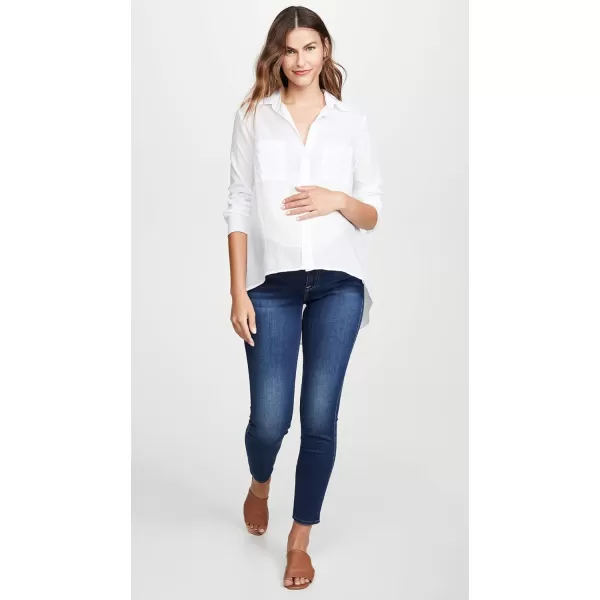 7 For All Mankind Womens The Ankle Skinny Maternity JeansBair Duchess