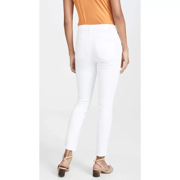 7 For All Mankind Womens The Ankle Skinny Maternity JeansClean White