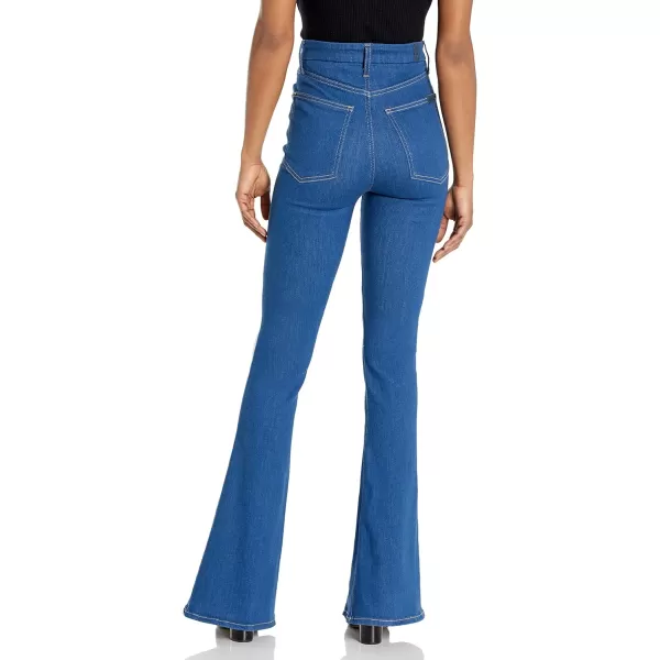 7 For All Mankind Womens Ultra High Rise Skinny Flare JeansAquamarine