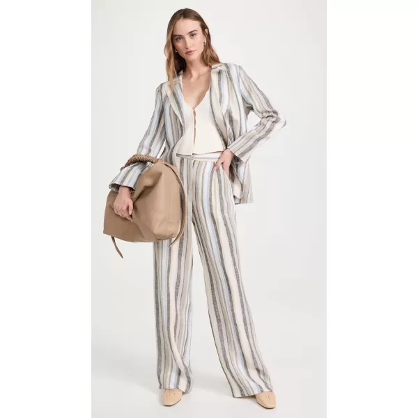 87Origins Womens Ategun Linen Suit Jacket Stripe 687Origins Womens Ategun Linen Suit Jacket Stripe 6