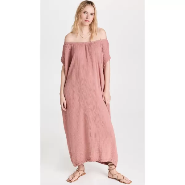 9seed Womens Moonstone Off Shoulder CaftanBerry