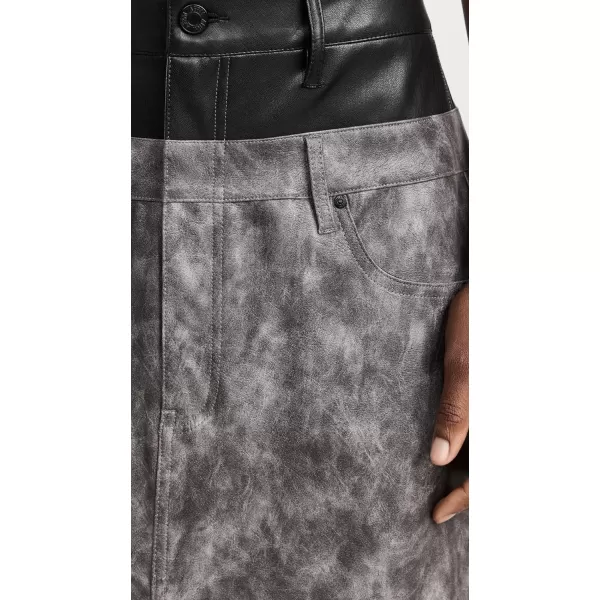 AFRM Womens Easton Double Maxi SkirtTop Gun Grey