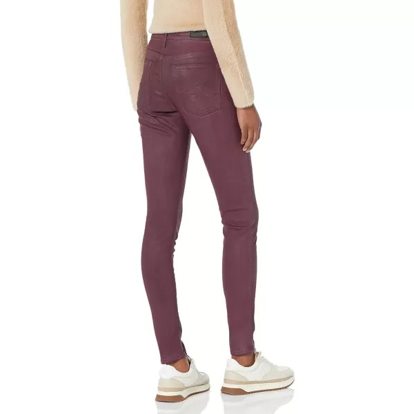 AG Adriano Goldschmied Womens Farrah Skinny Ankle JeansLtt Lt Maroon Peak