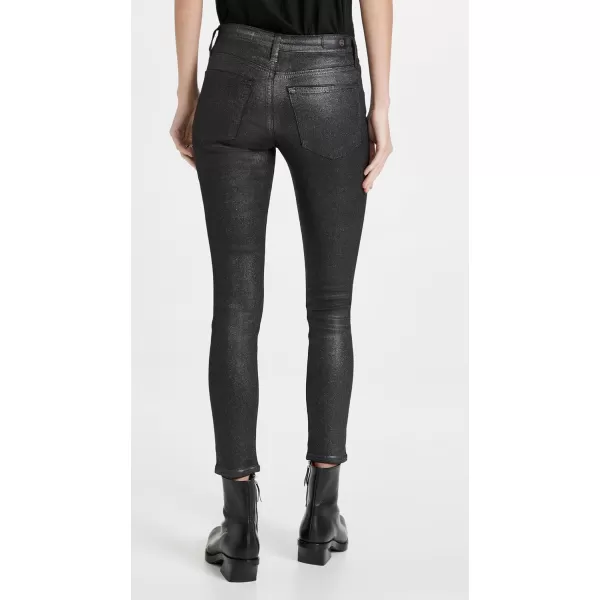 AG Adriano Goldschmied Womens Farrah Skinny Ankle JeansLuminous Gunmetal