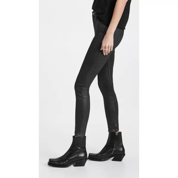 AG Adriano Goldschmied Womens Farrah Skinny Ankle JeansLuminous Gunmetal