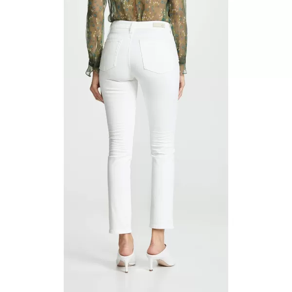 AG Adriano Goldschmied Womens Mari Straight Leg Jeans1 Year Tonal White