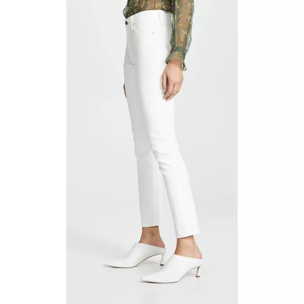 AG Adriano Goldschmied Womens Mari Straight Leg Jeans1 Year Tonal White