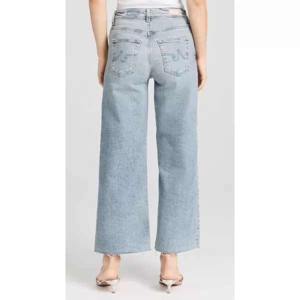 AG Adriano Goldschmied Womens Saige Wide Leg Crop JeansEclipsed