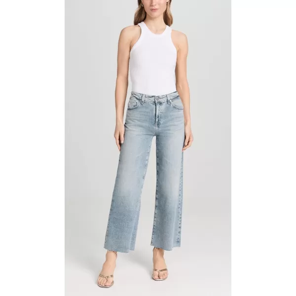 AG Adriano Goldschmied Womens Saige Wide Leg Crop JeansEclipsed