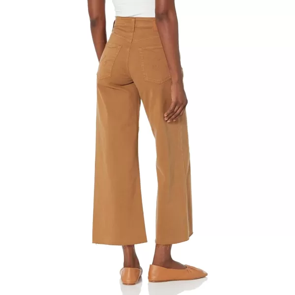 AG Adriano Goldschmied Womens Saige Wide Leg JeansCaramel