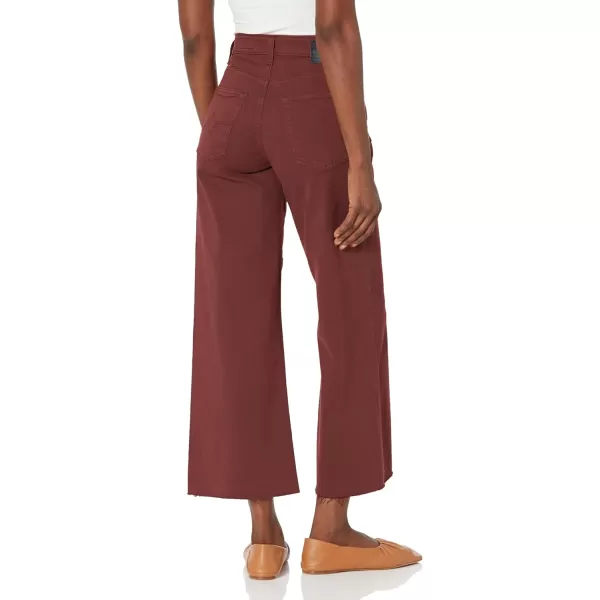 AG Adriano Goldschmied Womens Saige Wide Leg JeansDark Plum