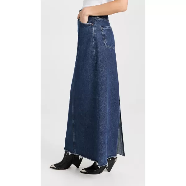 AGOLDE Womens Hilla Denim SkirtPathway