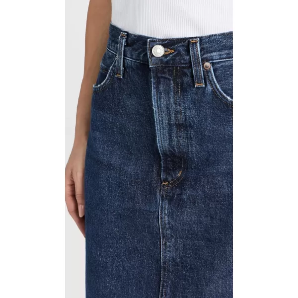 AGOLDE Womens Hilla Denim SkirtPathway