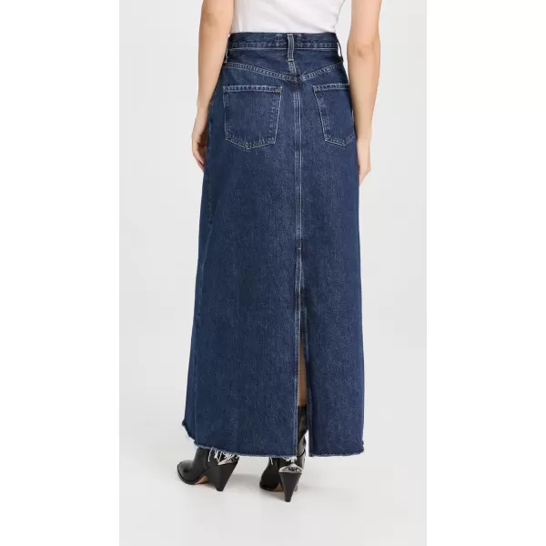 AGOLDE Womens Hilla Denim SkirtPathway