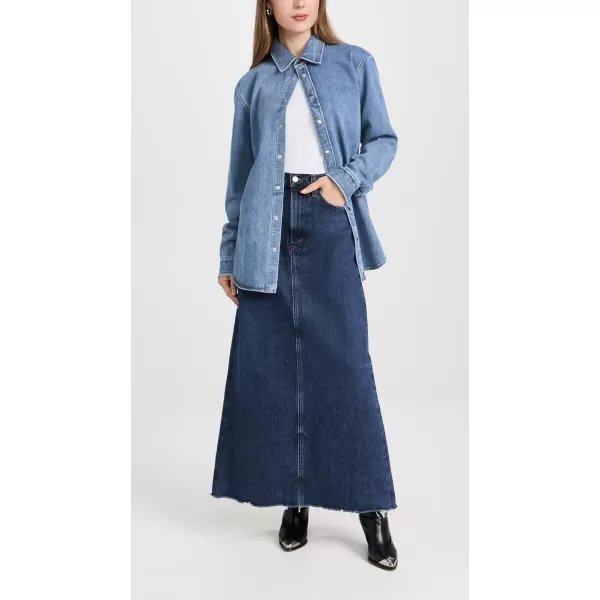 AGOLDE Womens Hilla Denim SkirtPathway