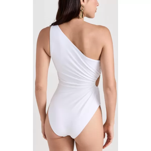 ALC Womens Delfina One Piece SwimsuitWhite