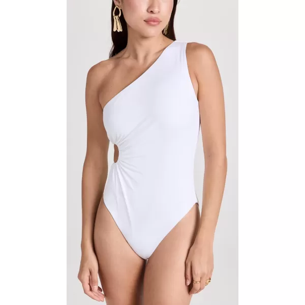 ALC Womens Delfina One Piece SwimsuitWhite