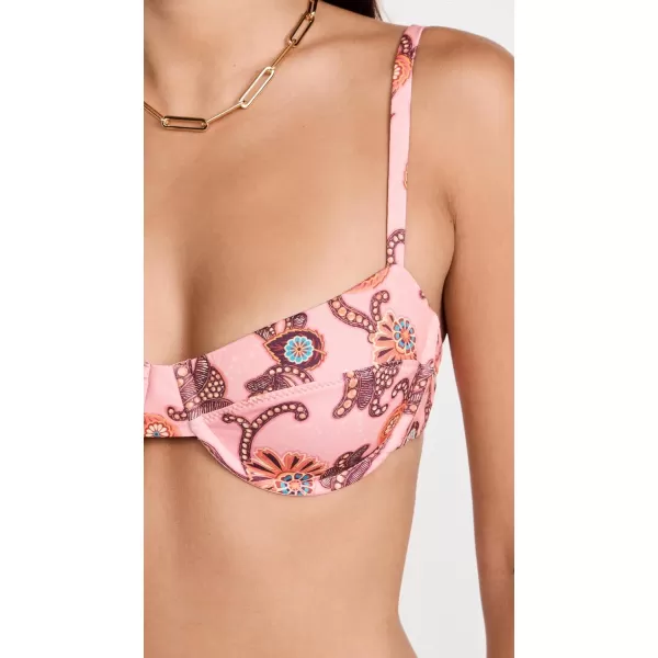 ALC Womens Dylan Bikini TopRosa Multi