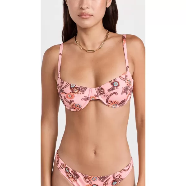 ALC Womens Dylan Bikini TopRosa Multi