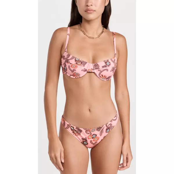 ALC Womens Dylan Bikini TopRosa Multi