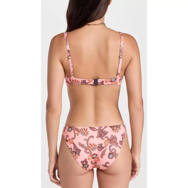 ALC Womens Dylan Bikini TopRosa Multi