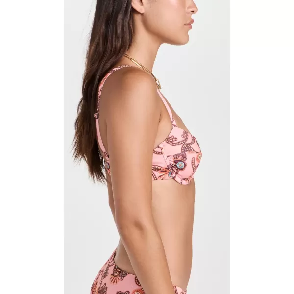 ALC Womens Dylan Bikini TopRosa Multi