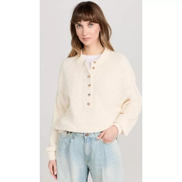 AMO Womens Gertrude Henley SweaterBone