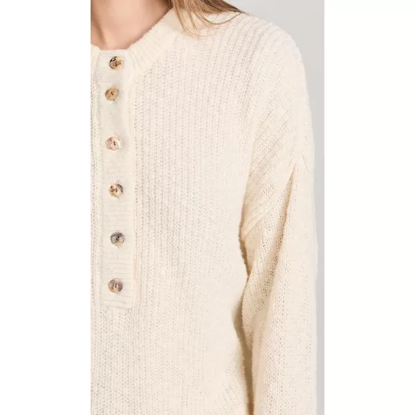 AMO Womens Gertrude Henley SweaterBone