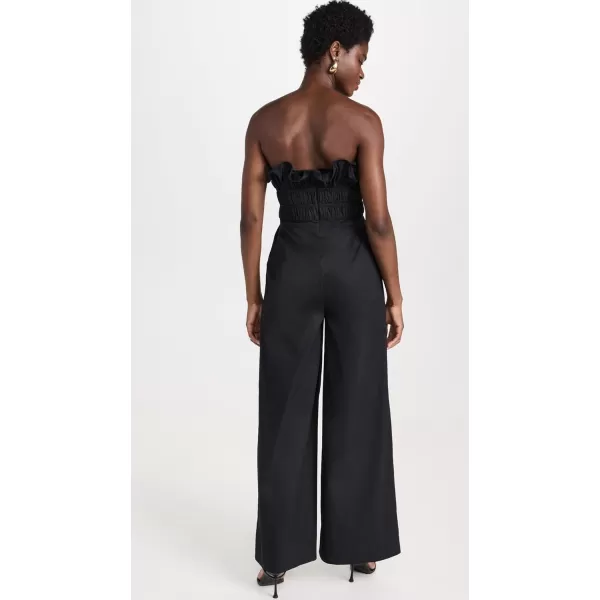 AMUR Womens Averill Strapless JumpsuitBlack