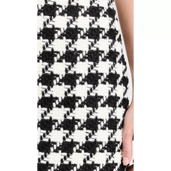 ANINE BING Womens Ada Black and White Houndstooth SkirtMulti