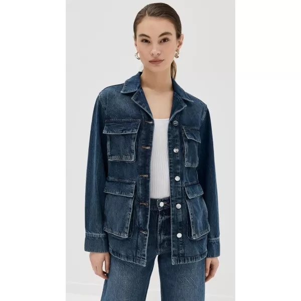 ANINE BING Womens Alden JacketArtic Blue