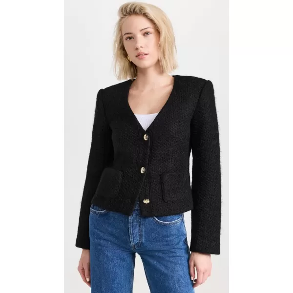 ANINE BING Womens Anitta Woven JacketBlack