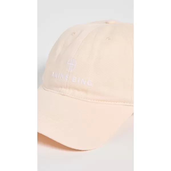 ANINE BING Womens Jeremy Baseball CapPeach