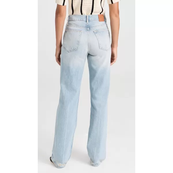 ANINE BING Womens Olsen JeansBleached Blue